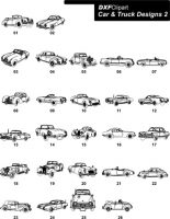 DXF Car & Truck Designs 2