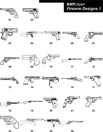 DXF Firearm Designs 1
