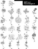 DXF Floral Designs 4