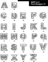 DXF Font Designs-13