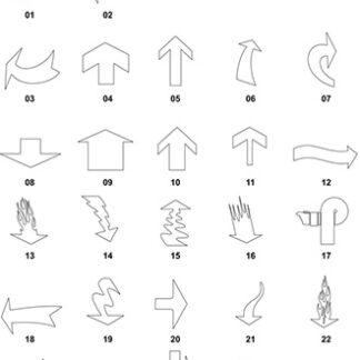 DXF Arrow Designs