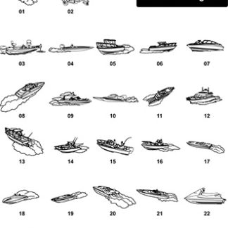 DXF Boats, Ships & Nautical Designs 1