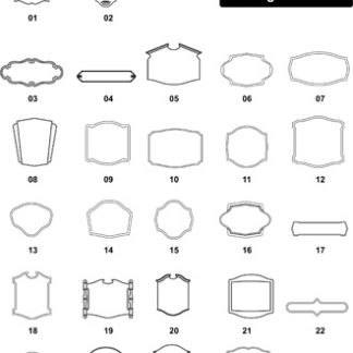DXF Border & Frame Designs 7