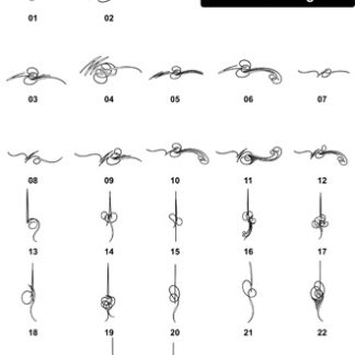 DXF Border Pieces & Ornament Designs-12