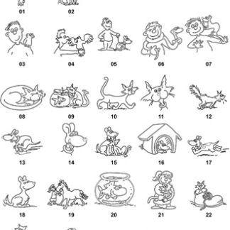 DXF Cartoon Designs 1