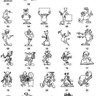 DXF Cartoon Designs-10