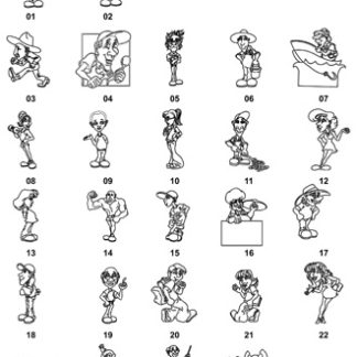 DXF Cartoon Designs-11