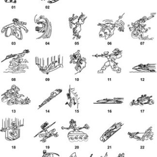 DXF Cartoon Designs-12
