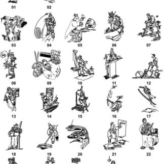 DXF Cartoon Designs 7