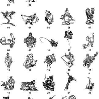 DXF Cartoon Designs 8