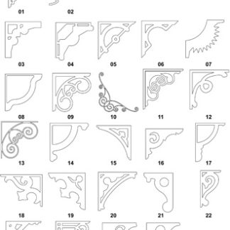 DXF Corner & Bracket Designs 1