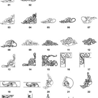 DXF Corner & Bracket Designs-10