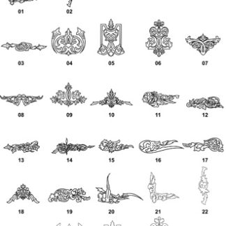 DXF Corner & Bracket Designs-11