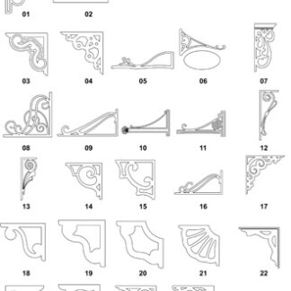 DXF Corner & Bracket Designs 2