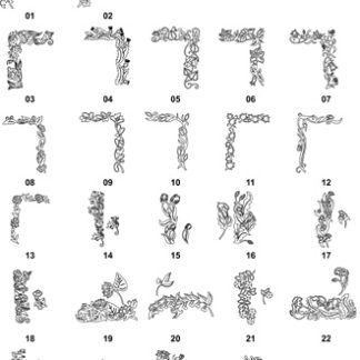 DXF Corner & Bracket Designs 6