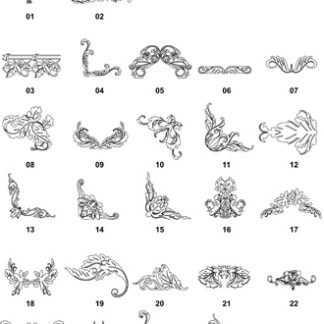 DXF Corner & Bracket Designs 9