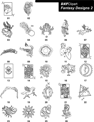 DXF Fantasy Designs 2