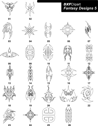 DXF Fantasy Designs 5