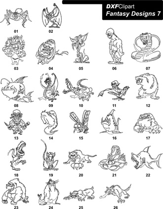 DXF Fantasy Designs 7