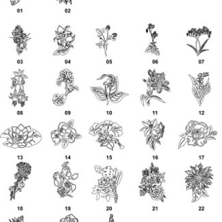 DXF Floral Designs 2