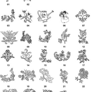 DXF Floral Designs 3