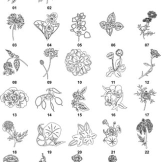 DXF Floral Designs 4