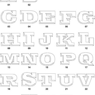 DXF Font Designs 1