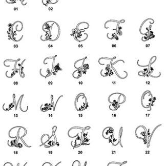 DXF Font Designs-16