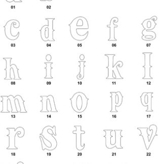 DXF Font Designs-20