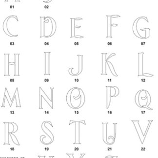DXF Font Designs-21