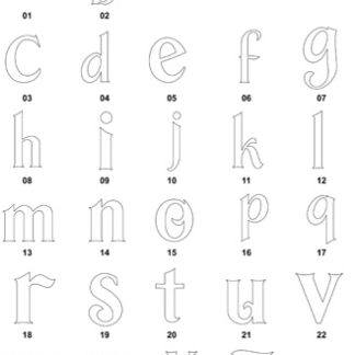 DXF Font Designs-22