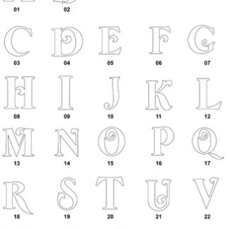 DXF Font Designs-23
