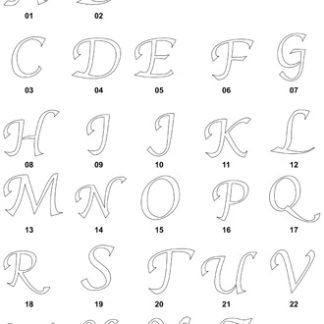 DXF Font Designs 3
