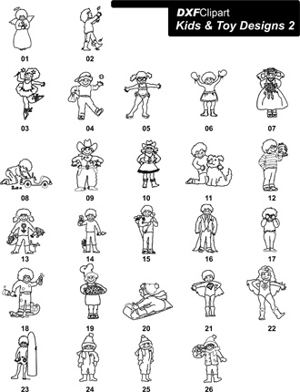 DXF Kids & Toy Designs 2