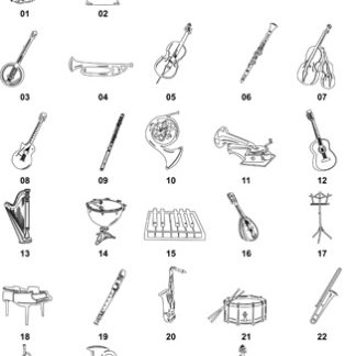 DXF Music & Sports Designs 2