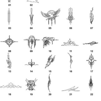 DXF Native American Designs 1