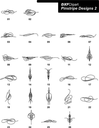 DXF Pinstripe Designs 2