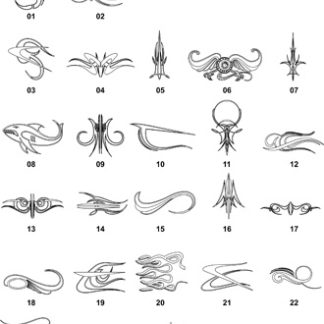 DXF Pinstripe Designs 4