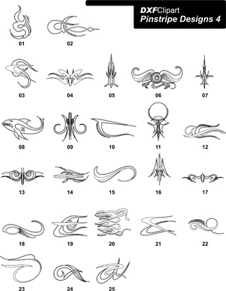 DXF Pinstripe Designs 4