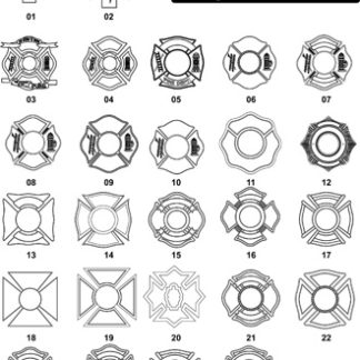 DXF Police & Fire Department Designs 1