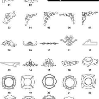 DXF Police & Fire Department Designs 4