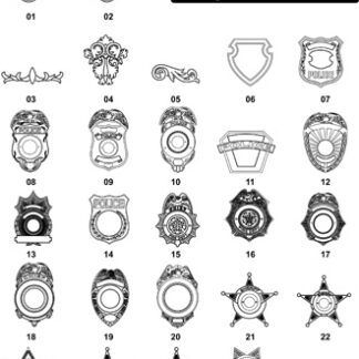 DXF Police & Fire Department Designs 5