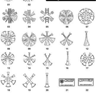 DXF Police & Fire Department Designs 6