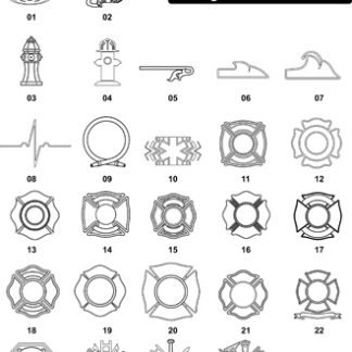 DXF Police & Fire Department Designs 7