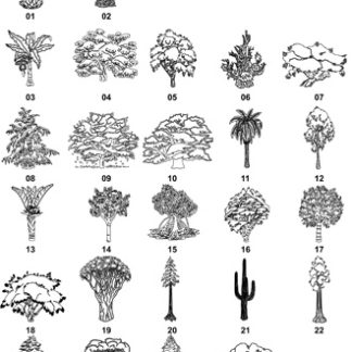 DXF Tree Designs 2
